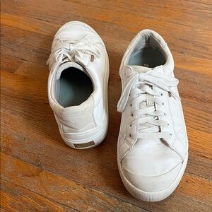Dr. Scholl's White Lace-Up Sneakers